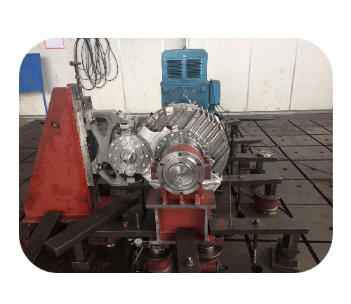 Comprehensive test bench for EMU gearbox